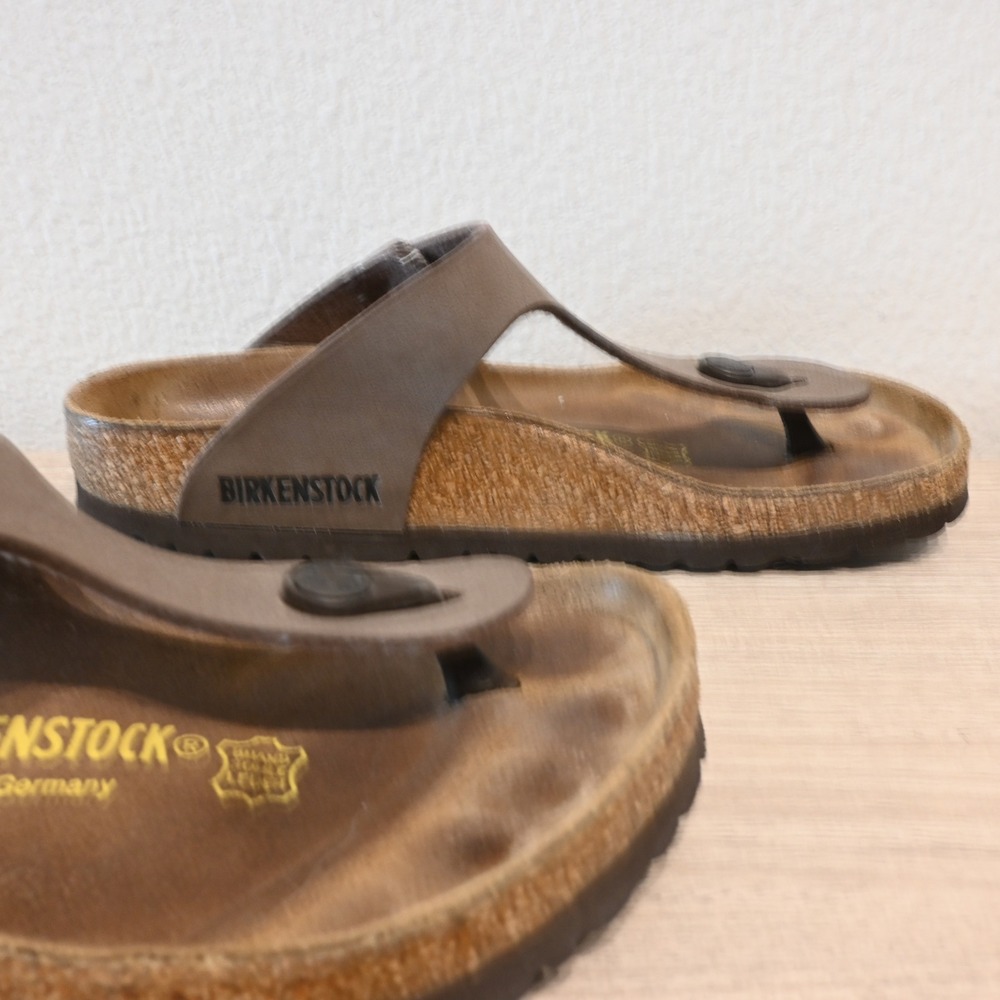 Birkenstock Gizeh Brown Thong Sandals EU 36 US 5 - 5.5 Regular Birko-Flor - Picture 5 of 6